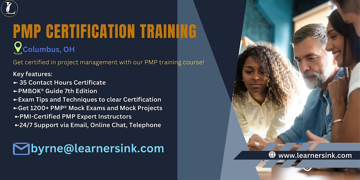 Confirmed 4 Day PMP Bootcamp In Columbus, OH