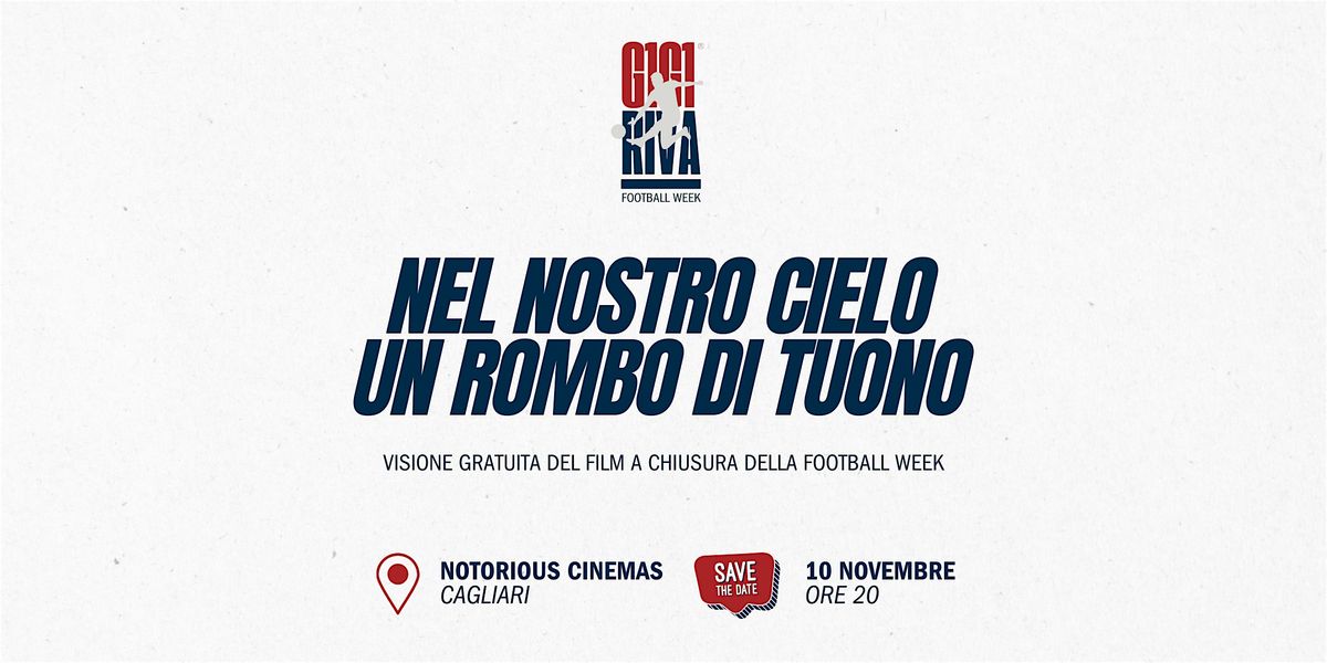 Notorious Cinemas - Nel nostro cielo un rombo di tuono