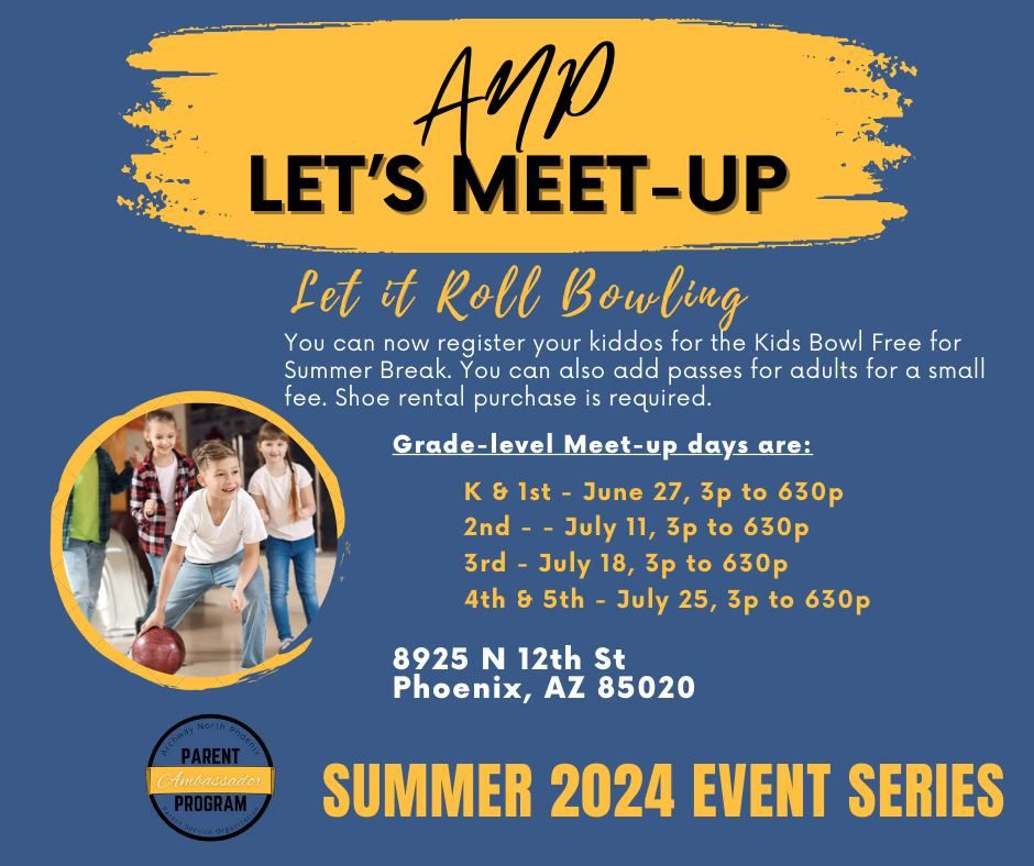 ANP Family Bowling Meet-Up - 3rd Grade