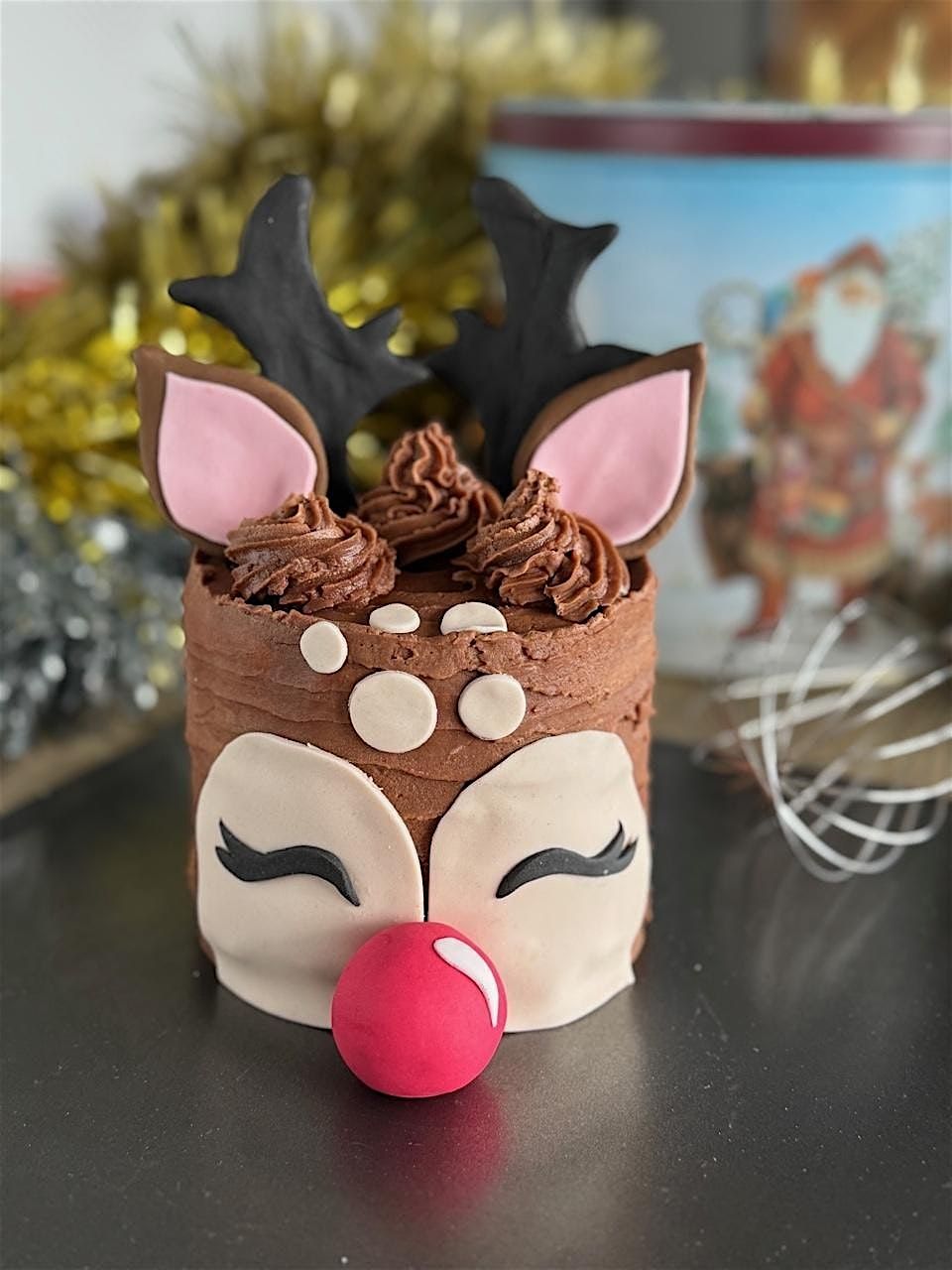 Christmas Reindeer cake making workshop