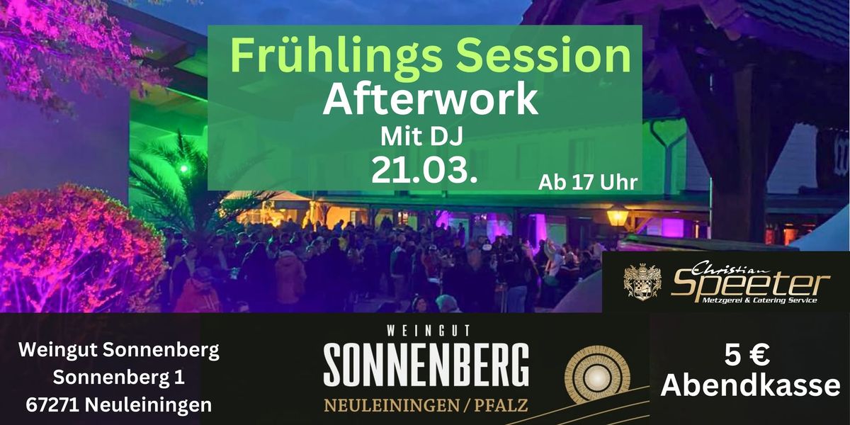 Fr\u00fchlings Session AFTERWORK