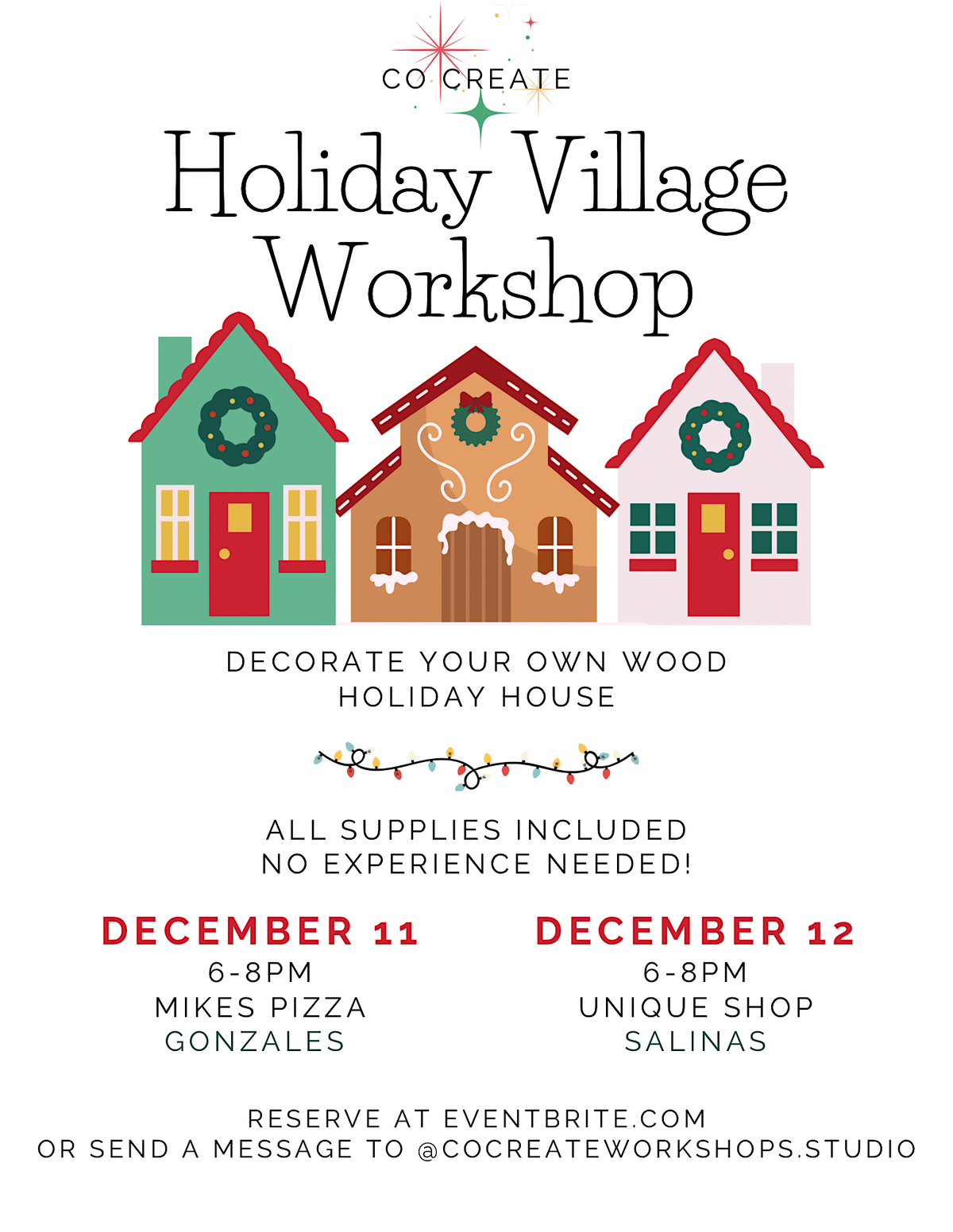Holiday Village Workshop-Salinas