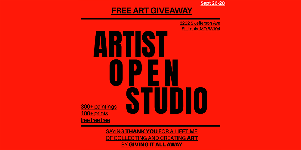 Friday Artist Open Studio \u2b50\ufe0fFree Art Give Away