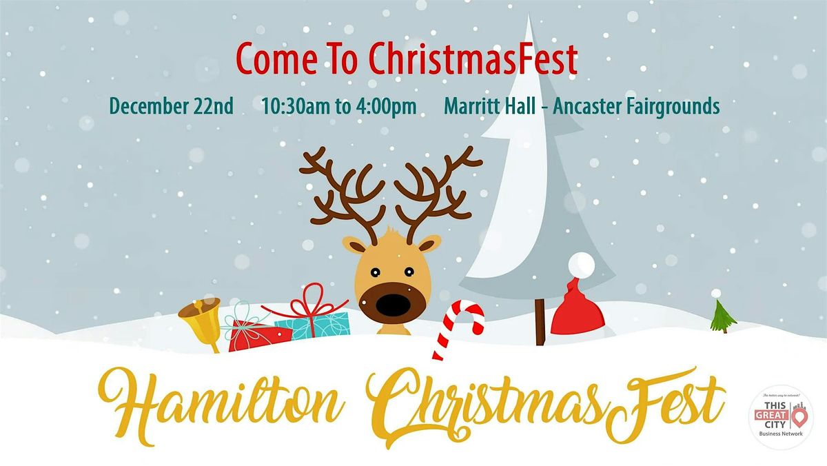 ChristmasFest Vendor Fair - Come Visit