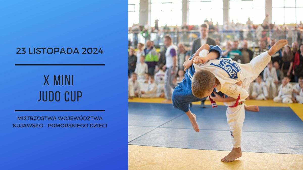 X Mini Judo Cup - Mistrzostwa Wojew\u00f3dztwa Kuj - Pom