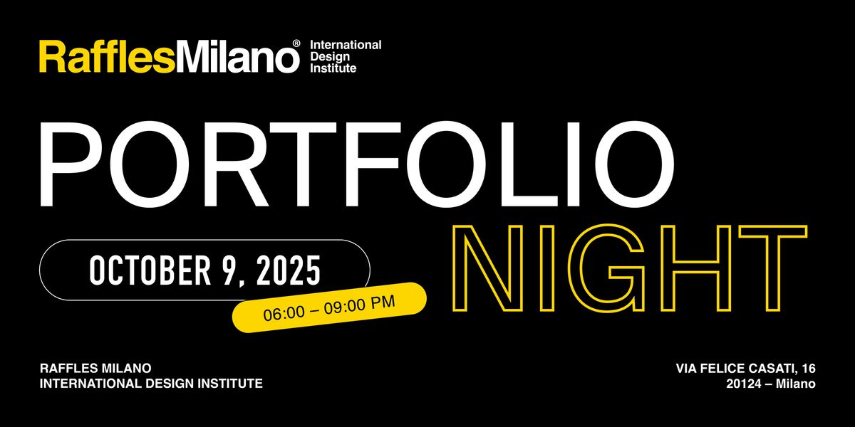 RAFFLES MILANO PORTFOLIO NIGHT 2025