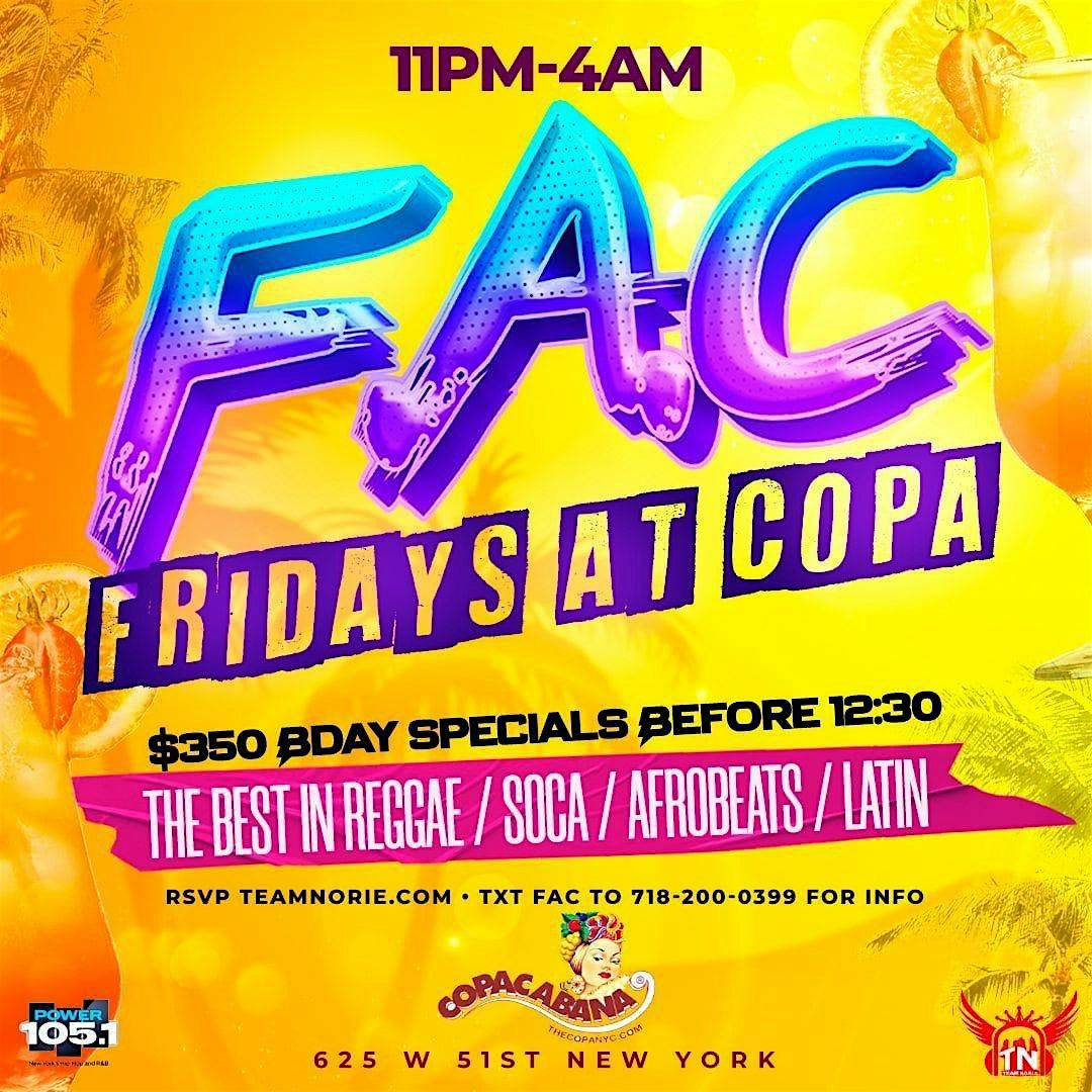 Friday's at Copa