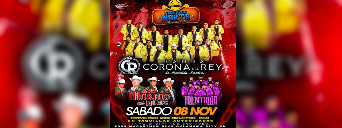 BANDA CORONA DEL REY, LOS MORROS DEL NORTE & MAS