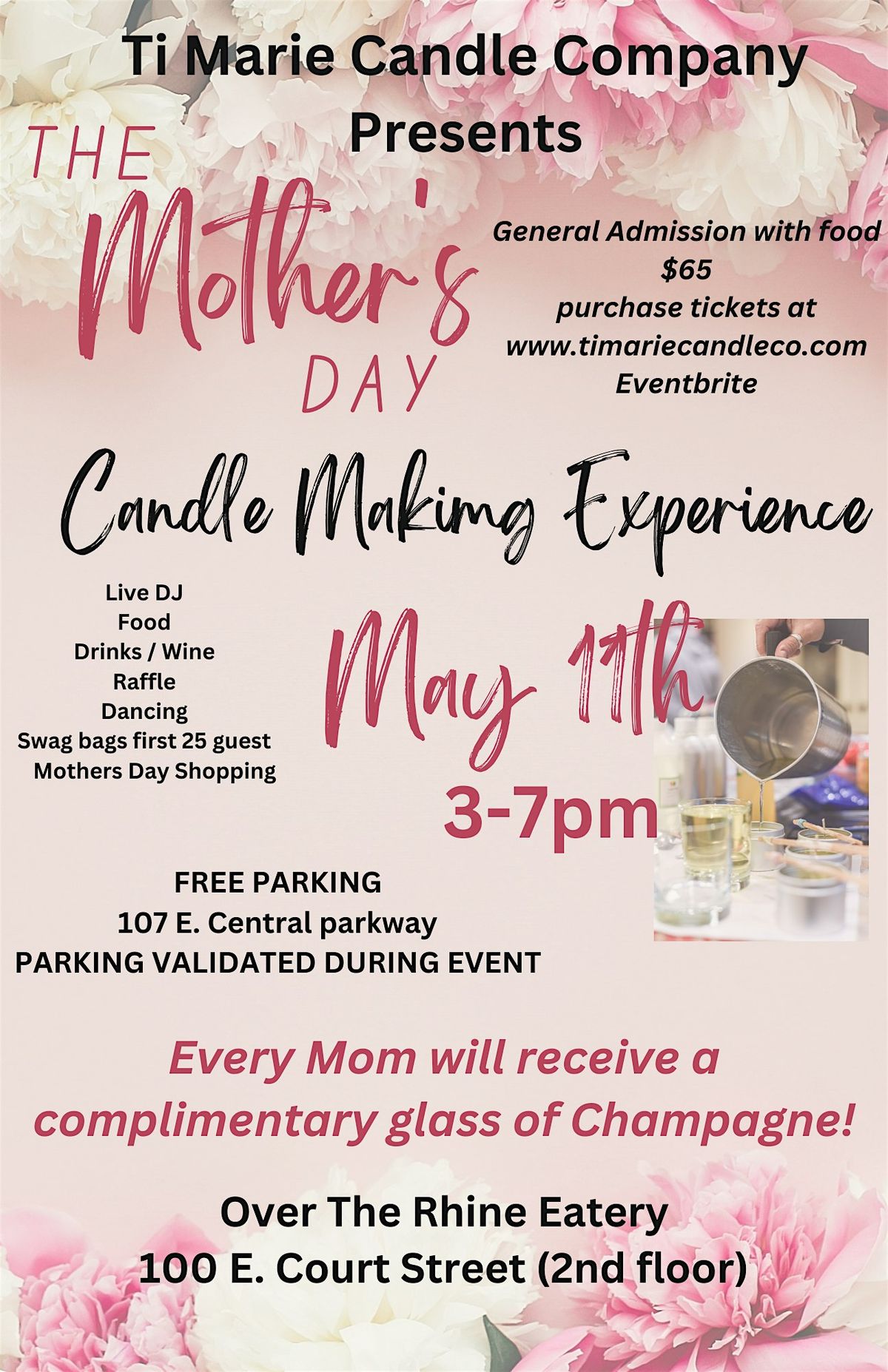 Mother's Day Candle Making Experience! Presented by Ti Marie Candle Company