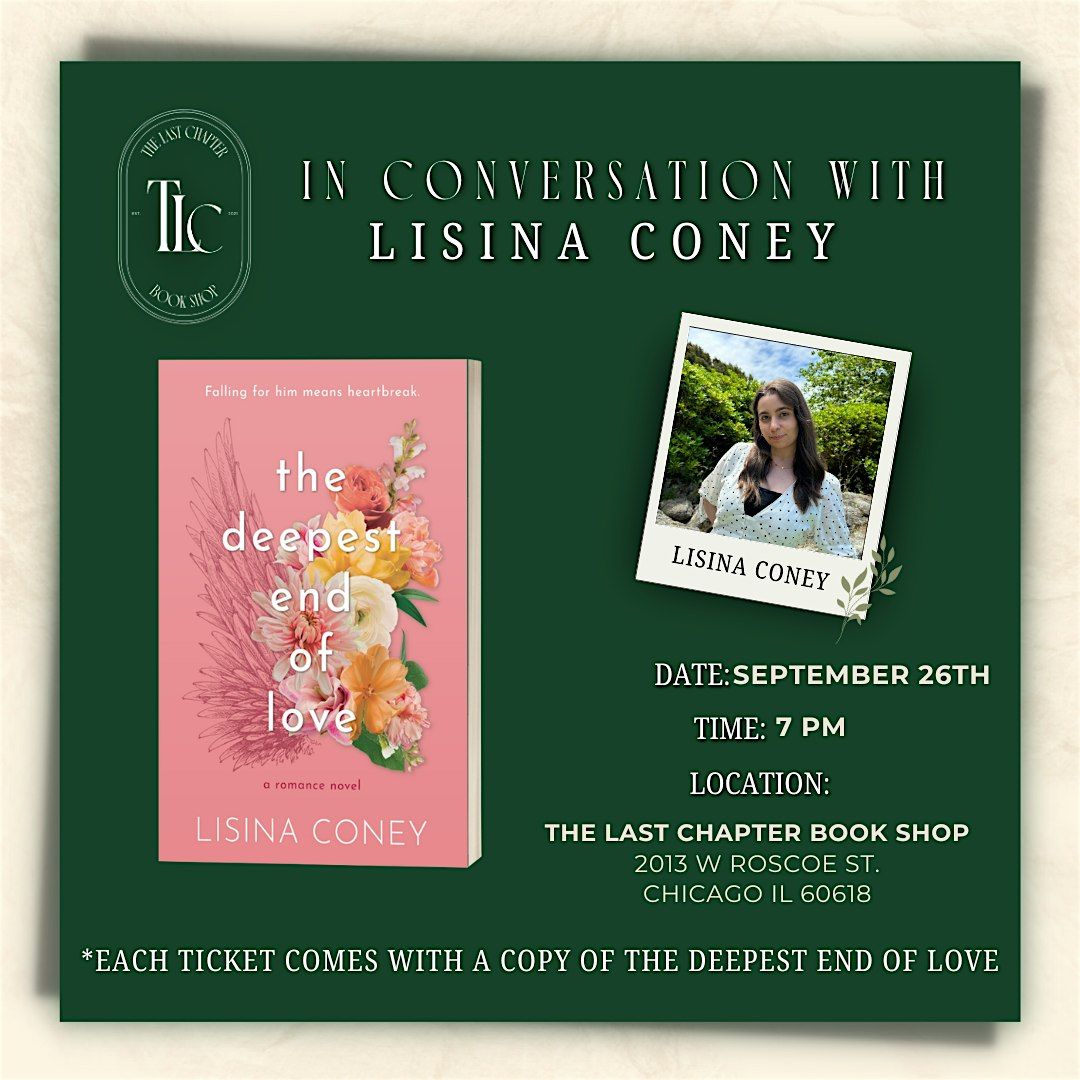 Q&A and Book Signing with Lisina Coney