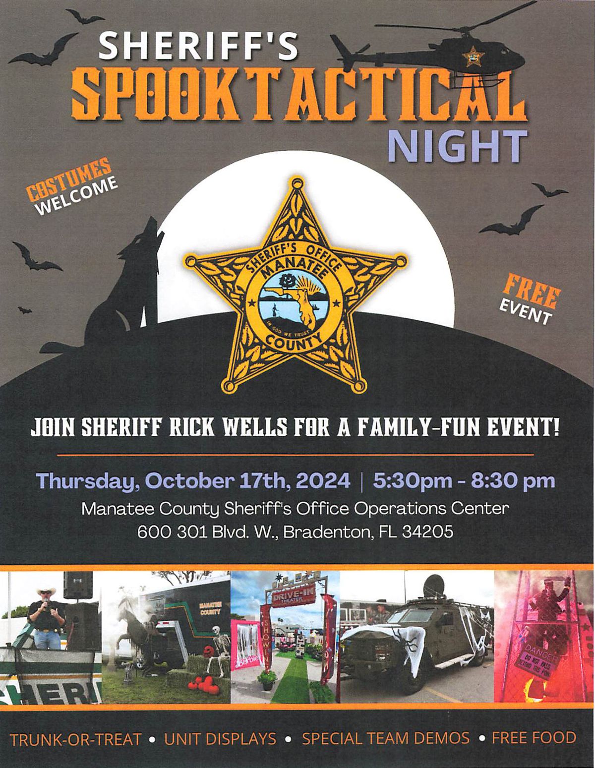 Sheriff's Spooktactical Night  ***LIMITED TO 10 JEEPS***