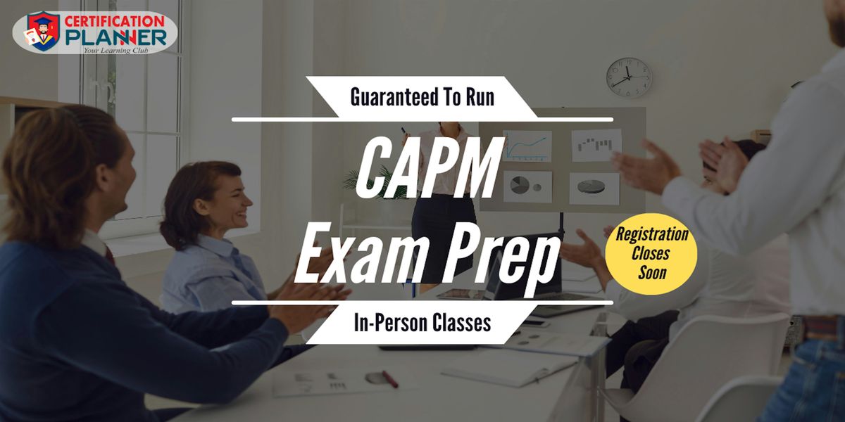 In-Person CAPM Exam Prep Course in Hartford