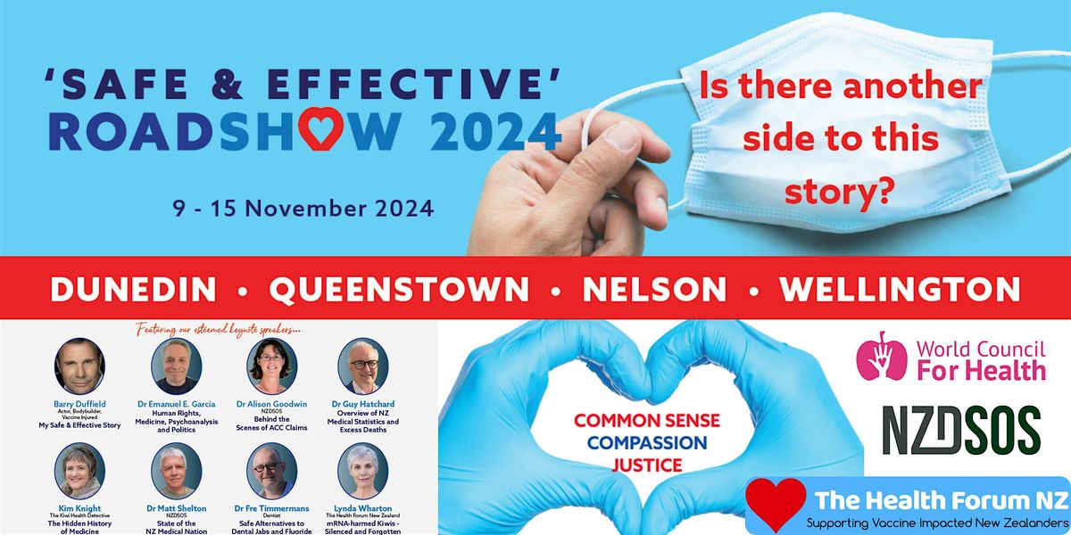 The Safe & Effective Roadshow - Dunedin