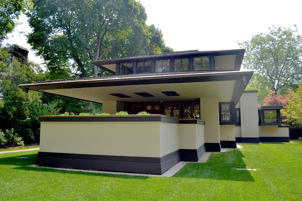 Frank Lloyd Wright and his Edward E. Boynton House in Rochester