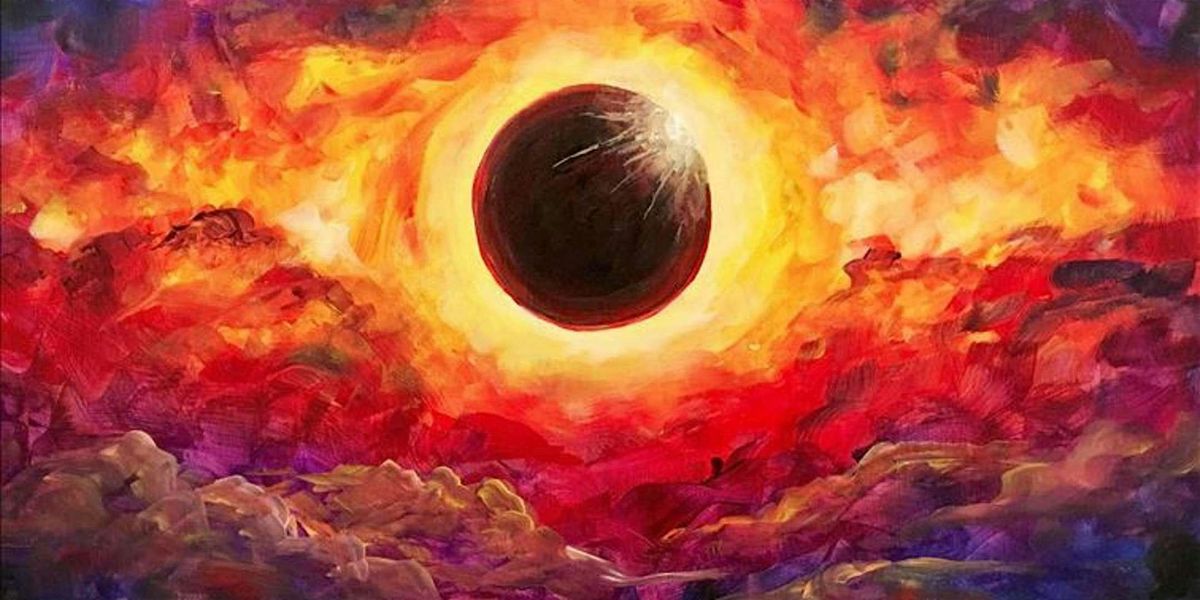 Apocalyptic Solar Eclipse - Paint and Sip by Classpop!\u2122