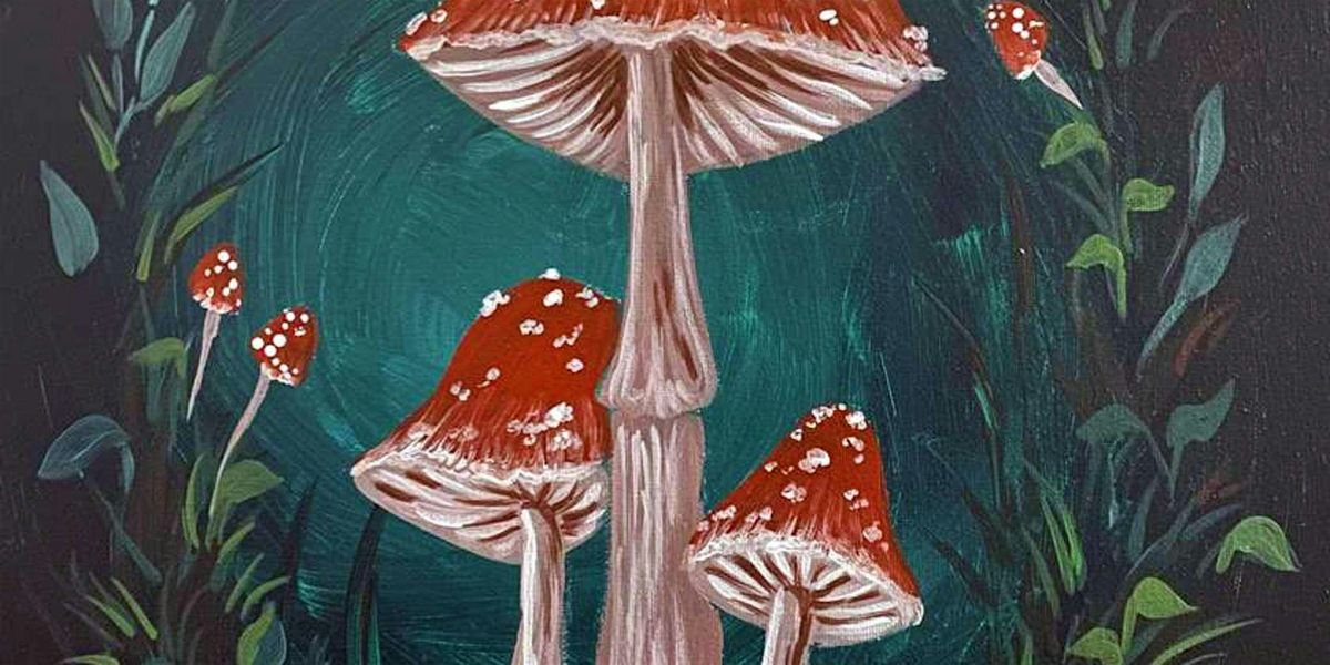 Mushroom Forest - Paint and Sip by Classpop!\u2122