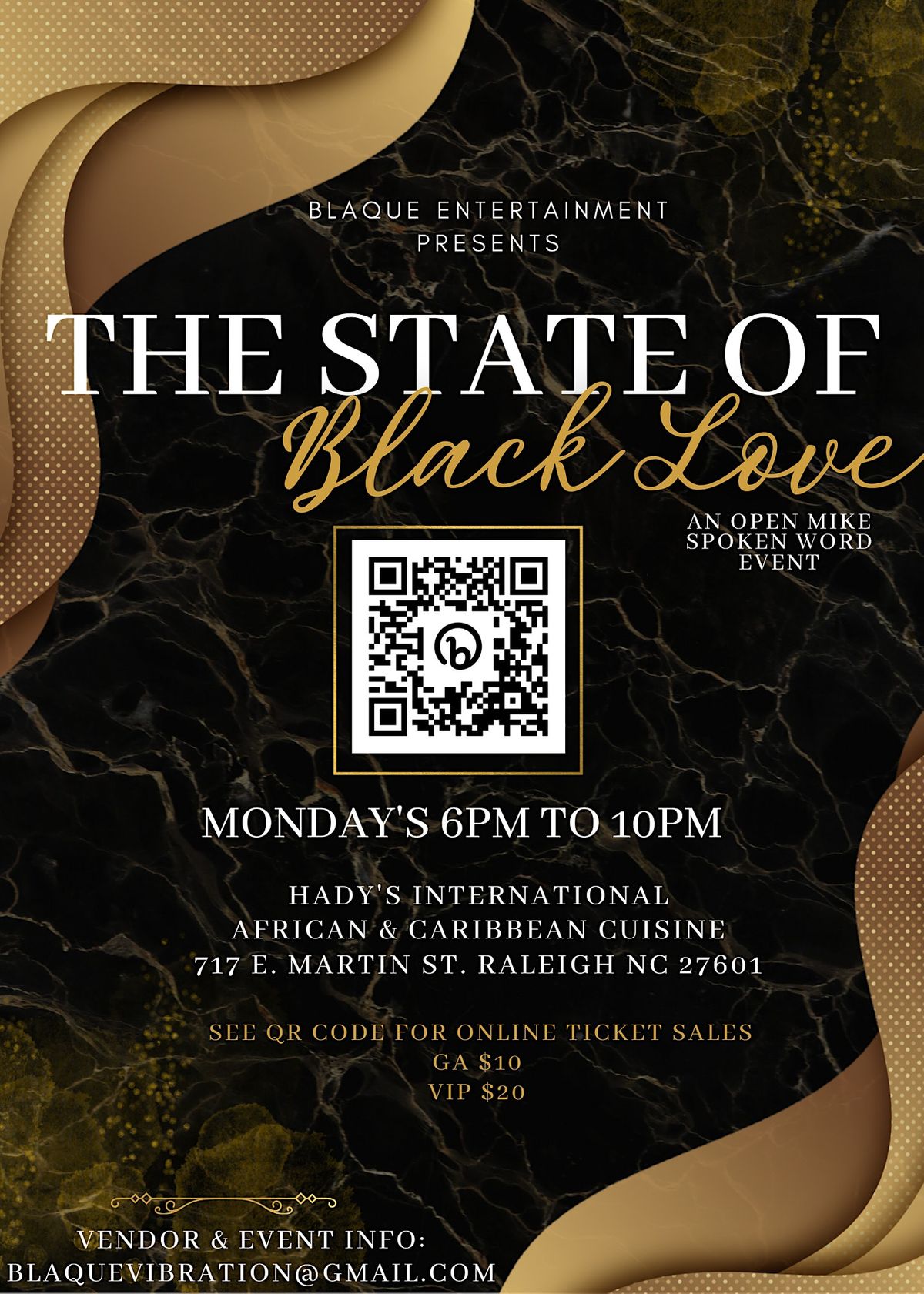 The State of Black Love- An Open Mike Spoken Word Event