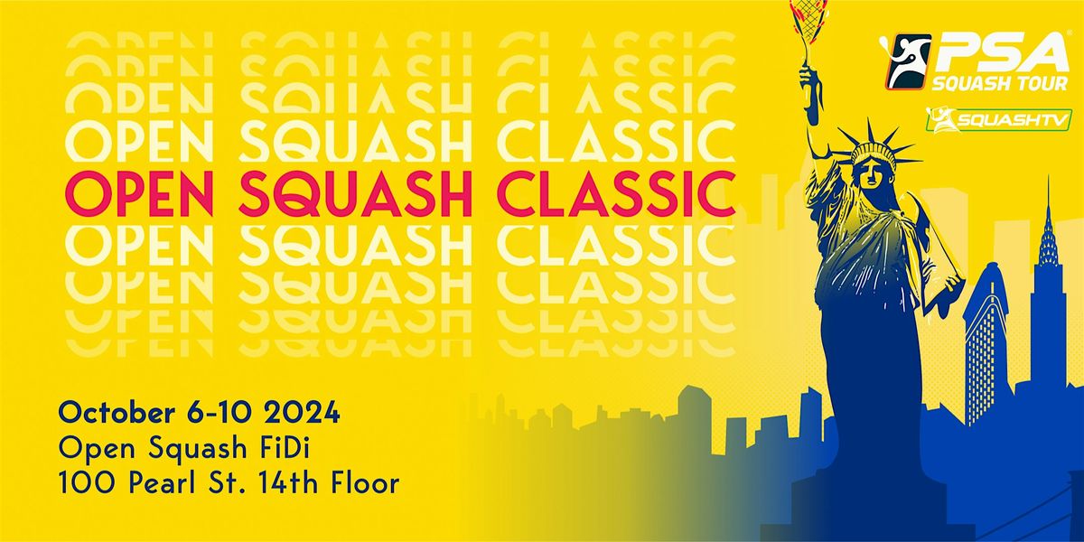 Open Squash Classic: Round 1 (Day Session)