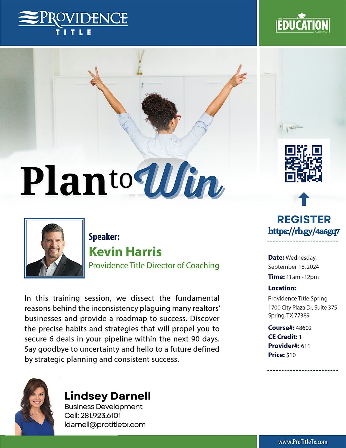 Plan to Win: Habits & Strategies to secure 6 Deals in your Pipeline