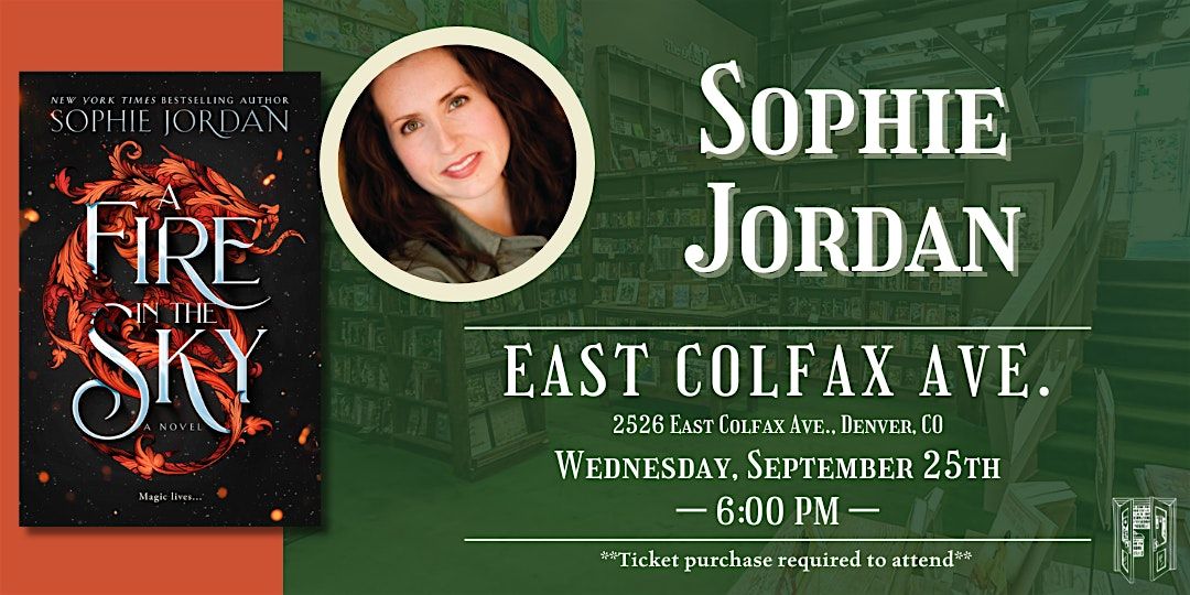 Sophie Jordan Live at Tattered Cover Colfax