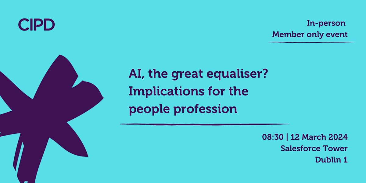 AI, the great equaliser? Implications for the people profession.
