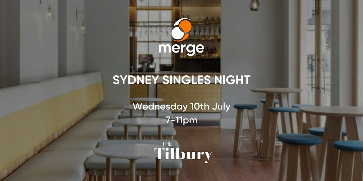 Merge Dating | Singles Event | Tilbury| 25-35 | Sydney