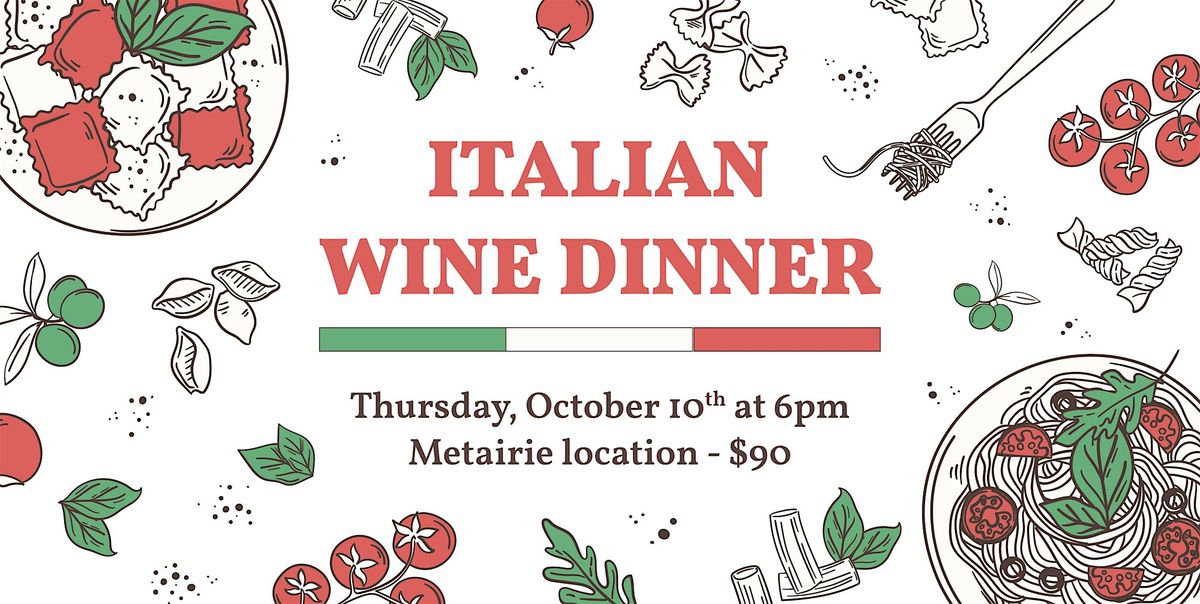 Italian Wine Dinner