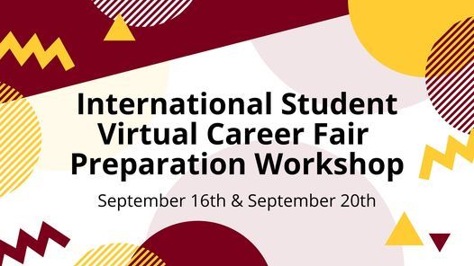 Career Fair Prep Workshop for International Students