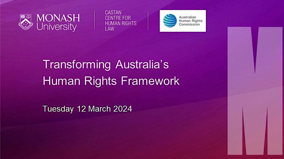 Transforming Australia\u2019s Human Rights Framework