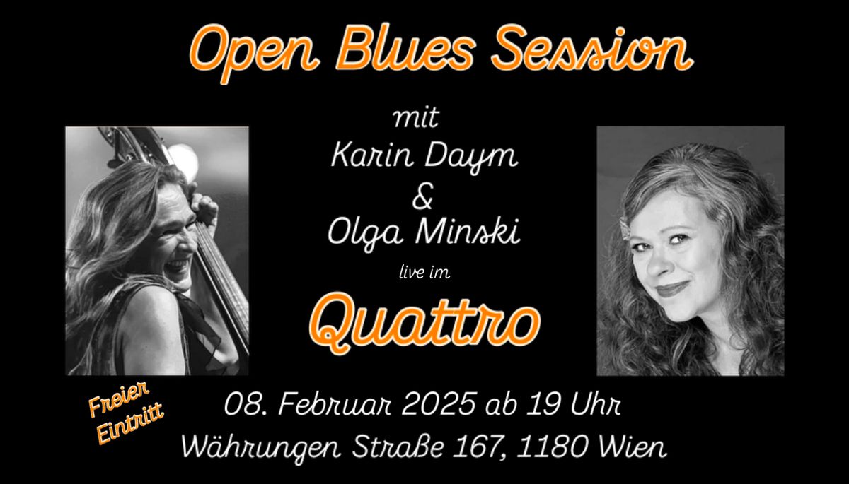 Open Blues Session mit Karin Daym & Olga Minski \ud83c\udfb6