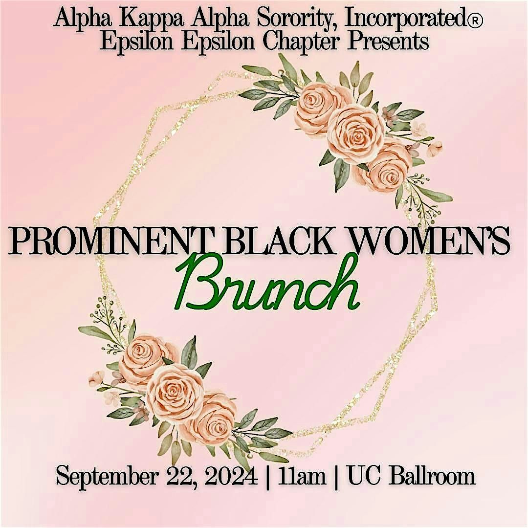 2024 Prominent Black Women's Brunch