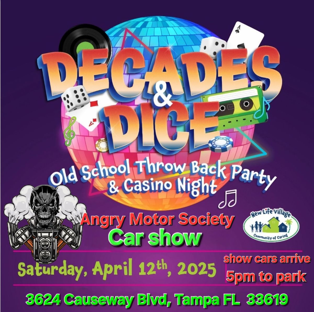 Decades & Dice Charity Car Show