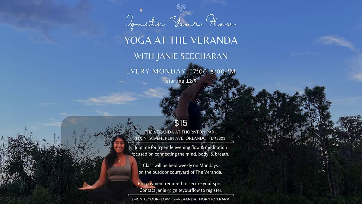 Yoga & Meditation  at The Veranda