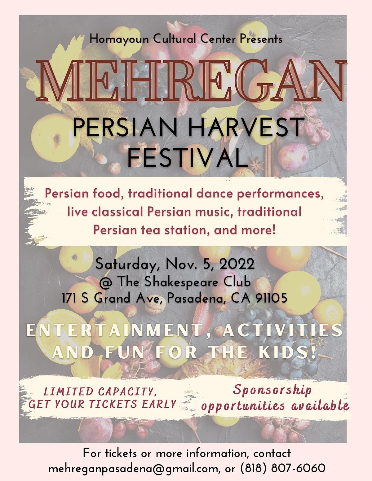 Mehregan a Persian Harvest Festival