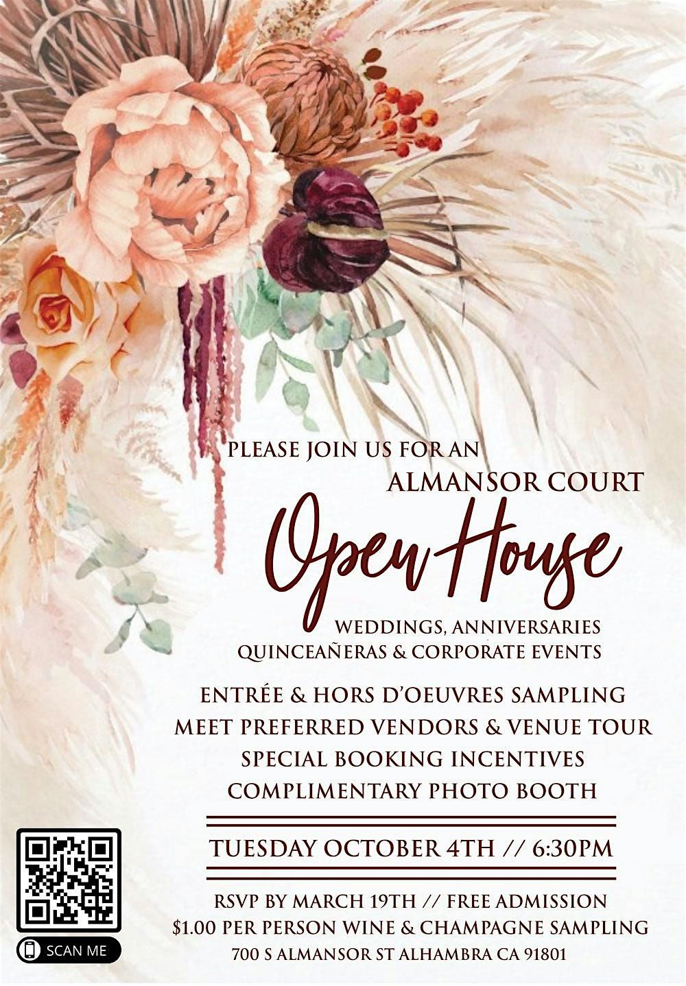 Almansor Court Fall Open House - October 1st