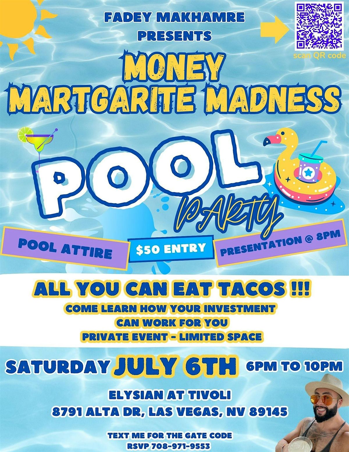 Money Margarite Madness Pool Party