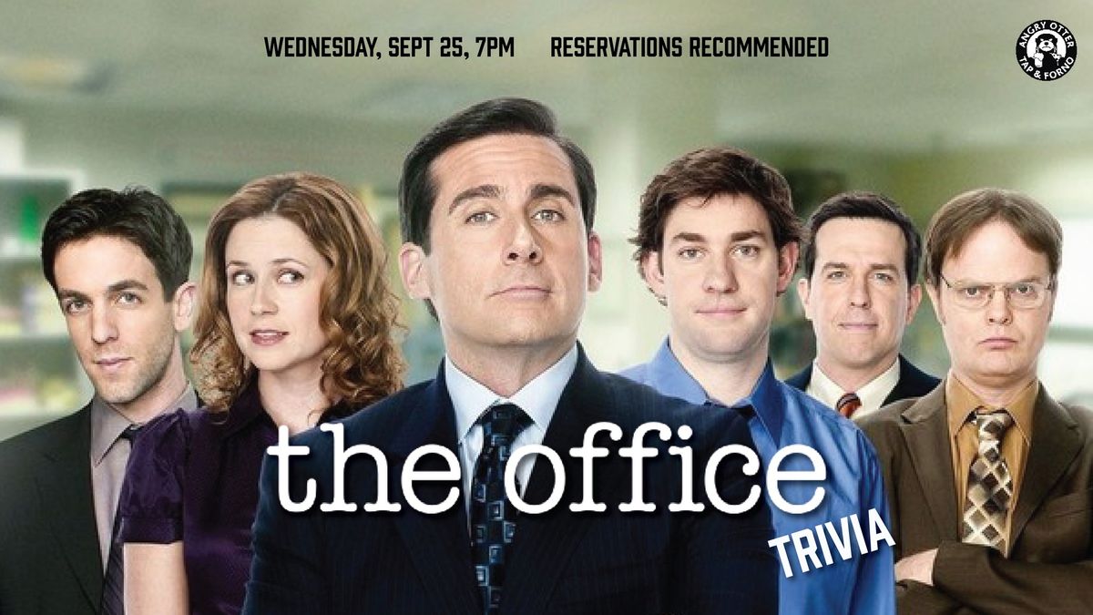 THE OFFICE TRIVIA @ Angry Otter Tap & Forno