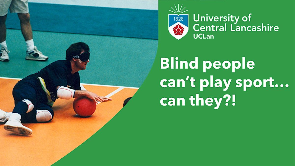 Blind people can\u2019t play sport\u2026 can they?!