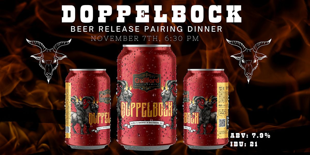 Doppelbock Beer Release Pairing Dinner