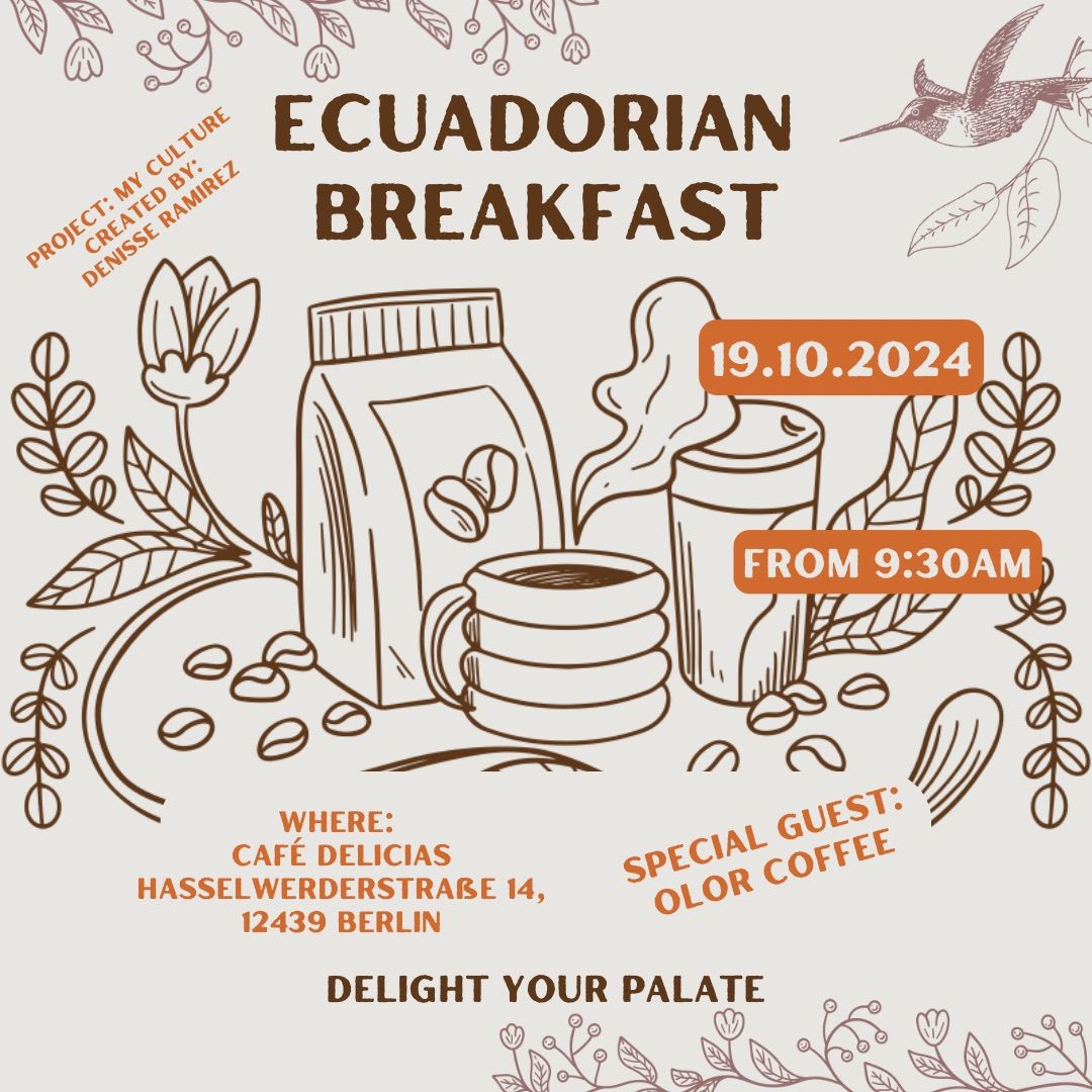 Desayuno Ecuatoriano\/ Proyecto mi cultura 