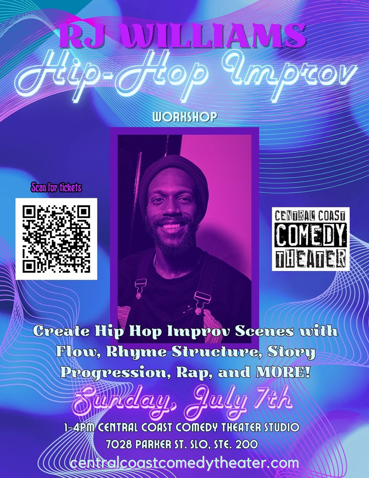 RJ Williams Hip-Hop Improv Workshop