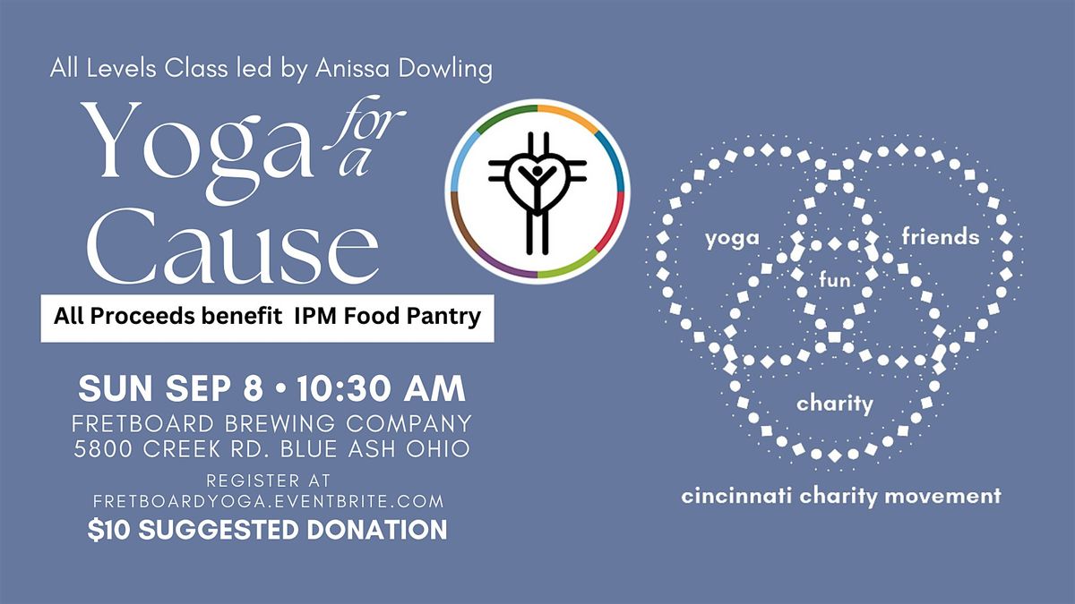 Yoga for a Cause - benefitting IPM Food Pantry