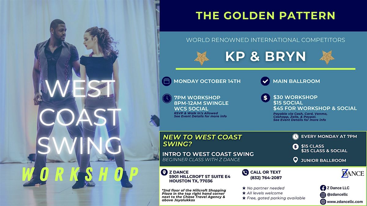 KP & Bryn - Intermediate West Coast Swing Workshop