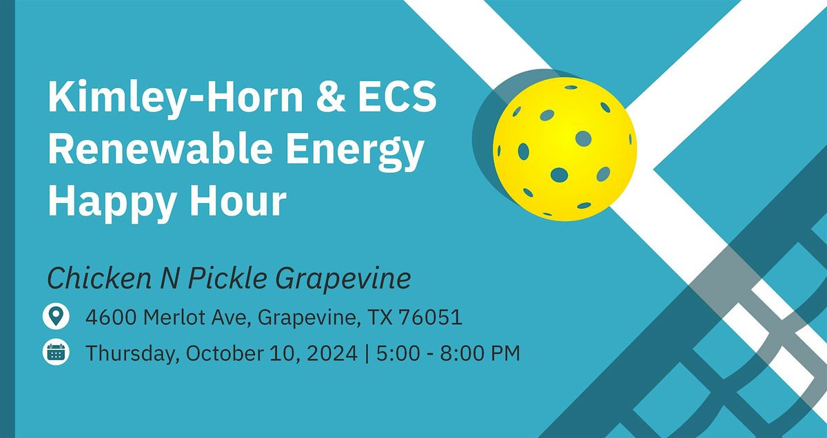 ECS & Kimley-Horn Renewable Energy Happy Hour