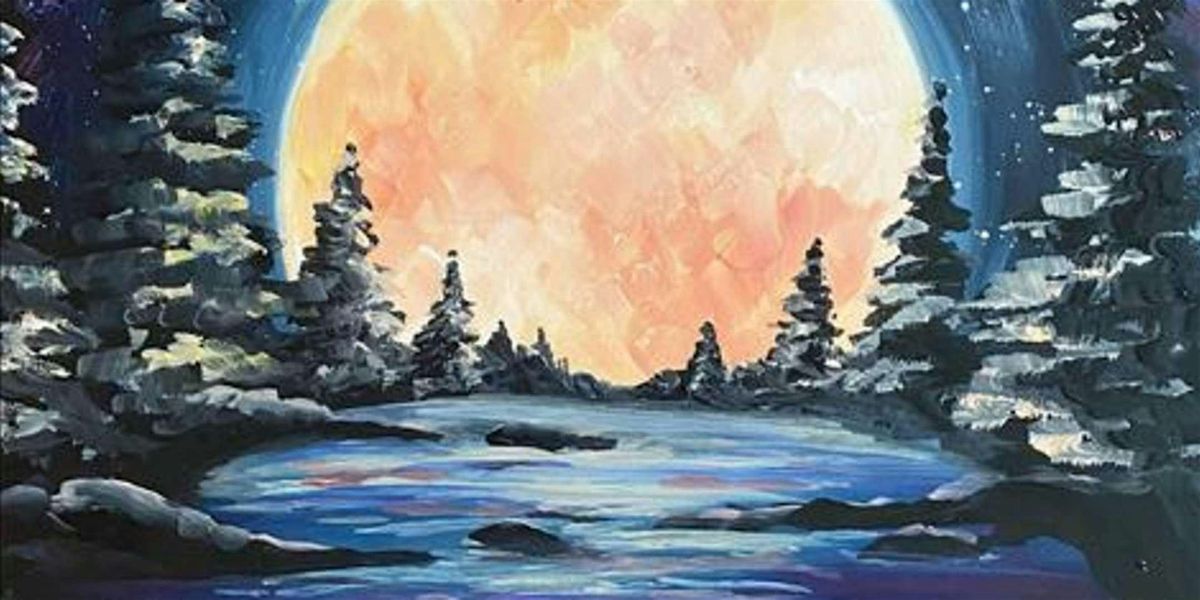 Moonlit Wilderness - Paint and Sip by Classpop!\u2122