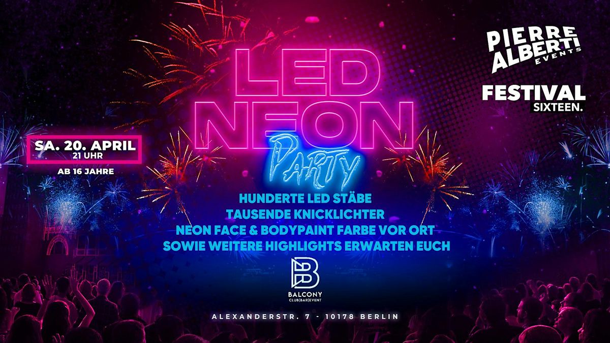 LED NEON SPECIAL by Festival Sixteen