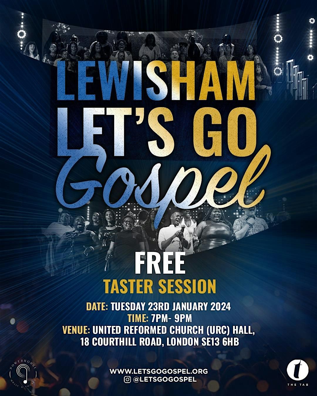 LEWISHAM Let's Go Gospel Choir FREE TASTER session