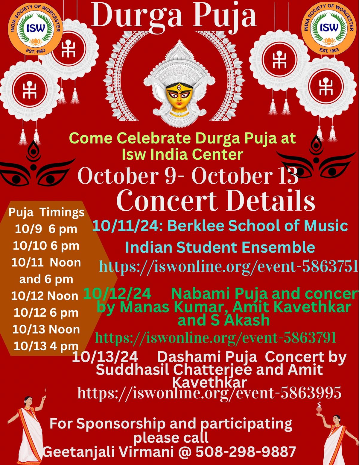 Durga Puja  Sthapana and Shashti Puja