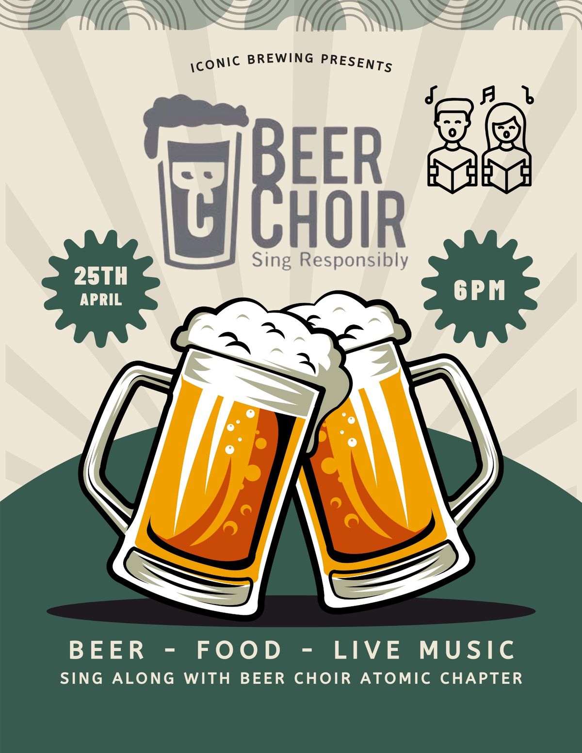 Beer Choir Night at Iconic Brewing