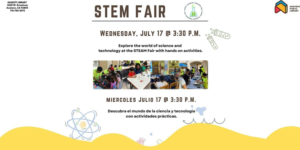 STEM Fair with STEMUp4Youth at Haskett Branch
